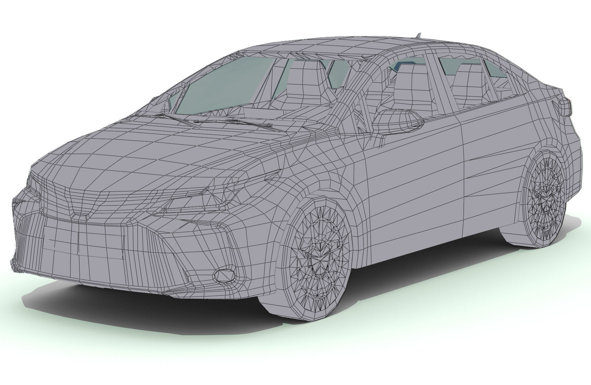 cars pack  Low-poly 3D model_14