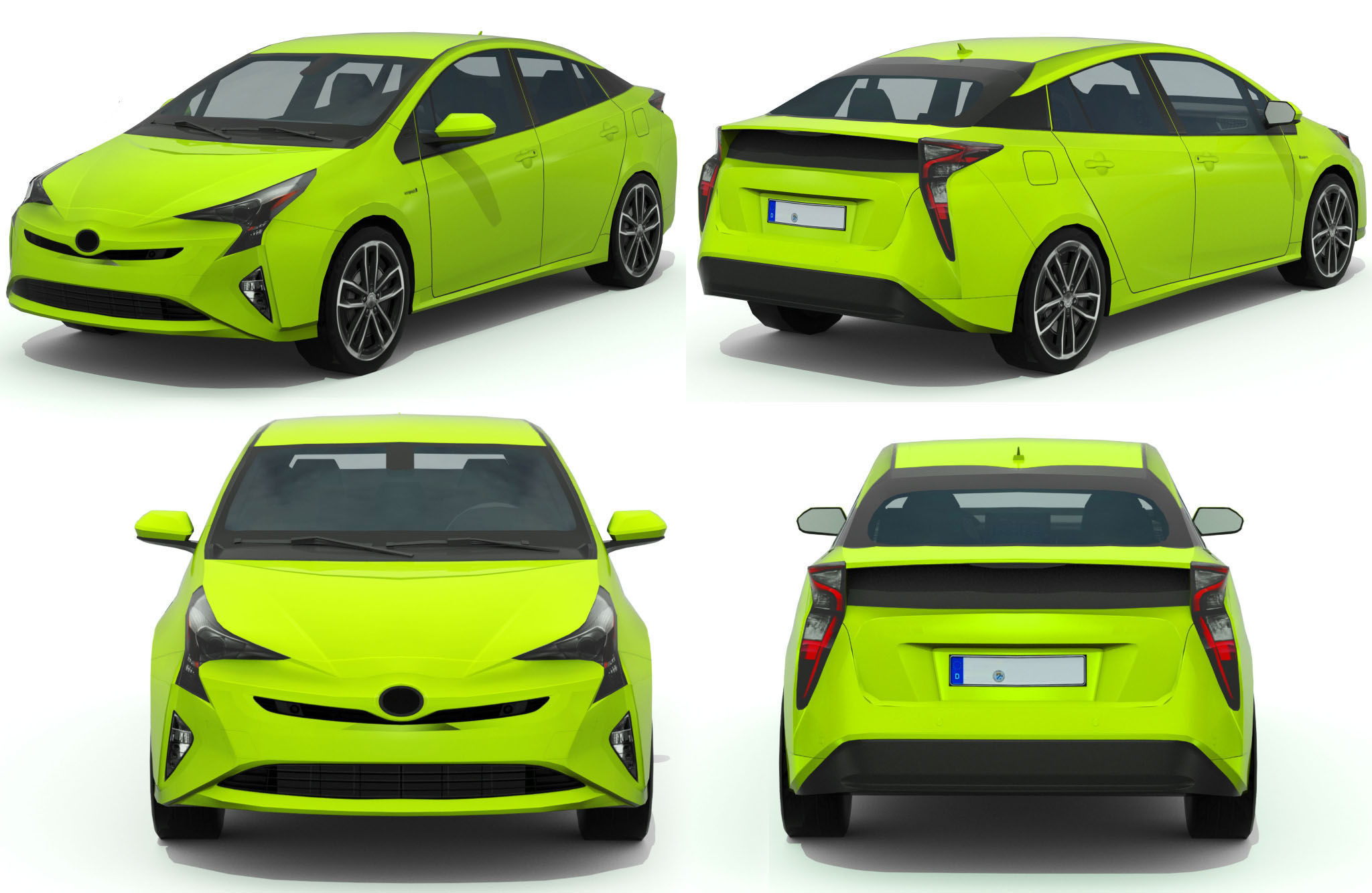 cars pack  Low-poly 3D model_10