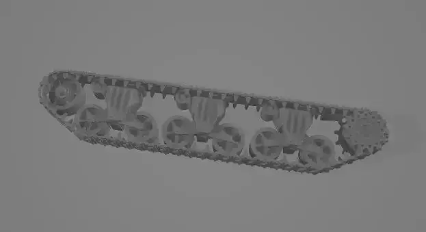 m10 Sherman tank Tracks 3D print model