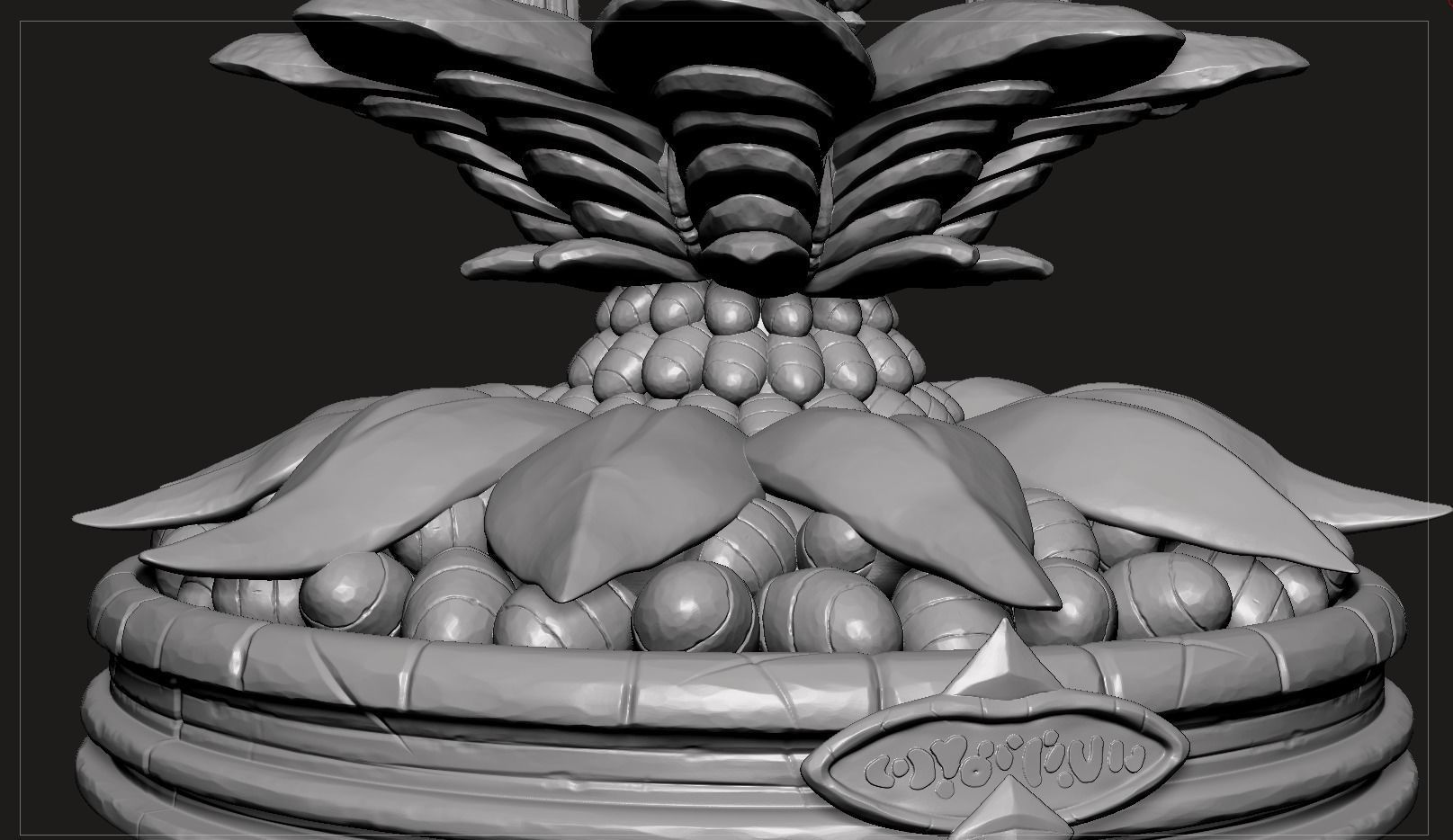 Hollow Knight The City of Tears Statue 3D print model_13