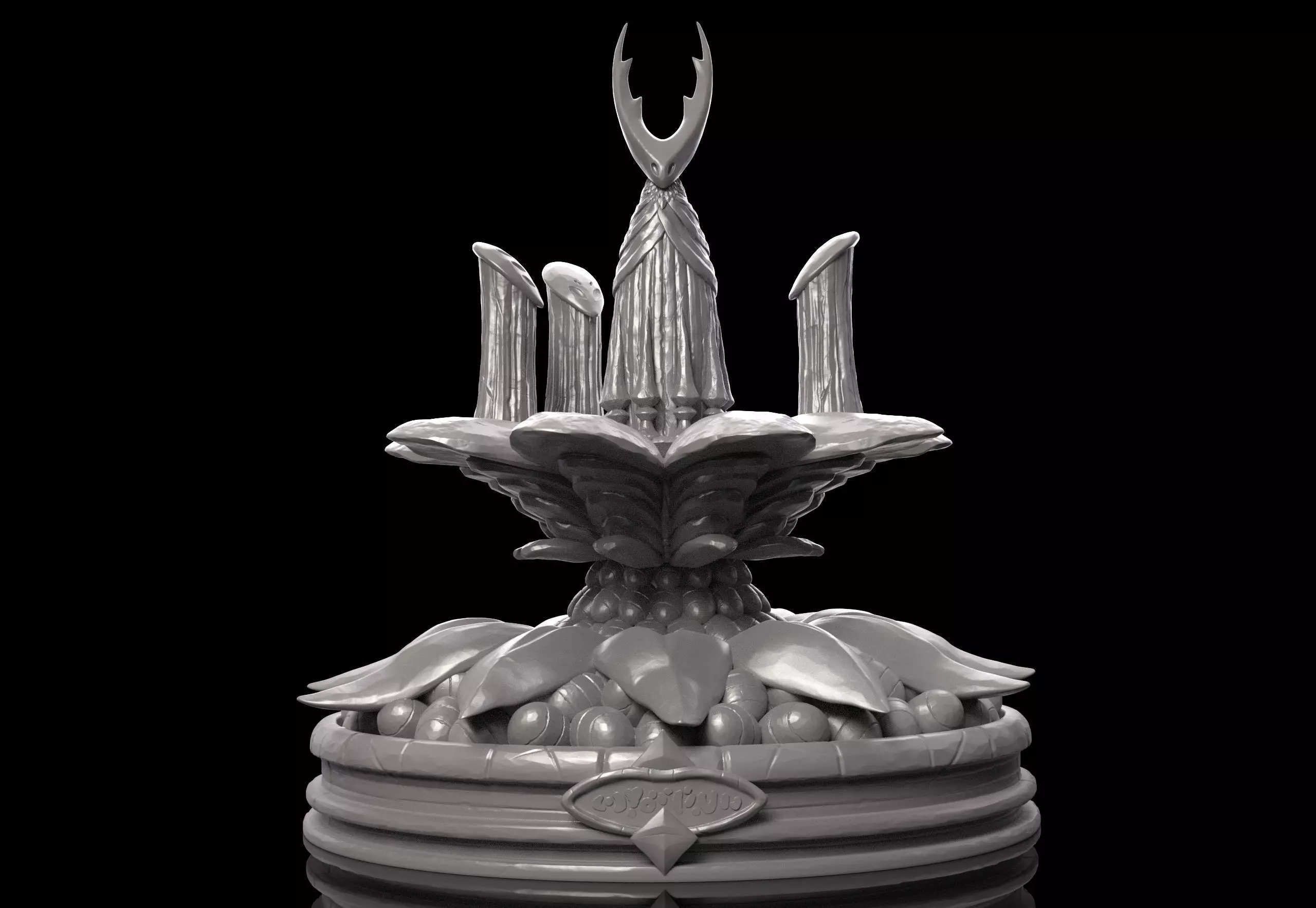Hollow Knight The City of Tears Statue 3D print model_0