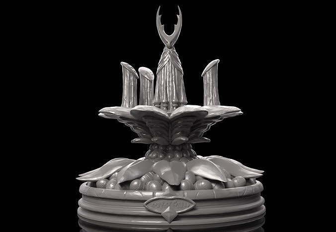 Hollow Knight The City of Tears Statue 3D print model