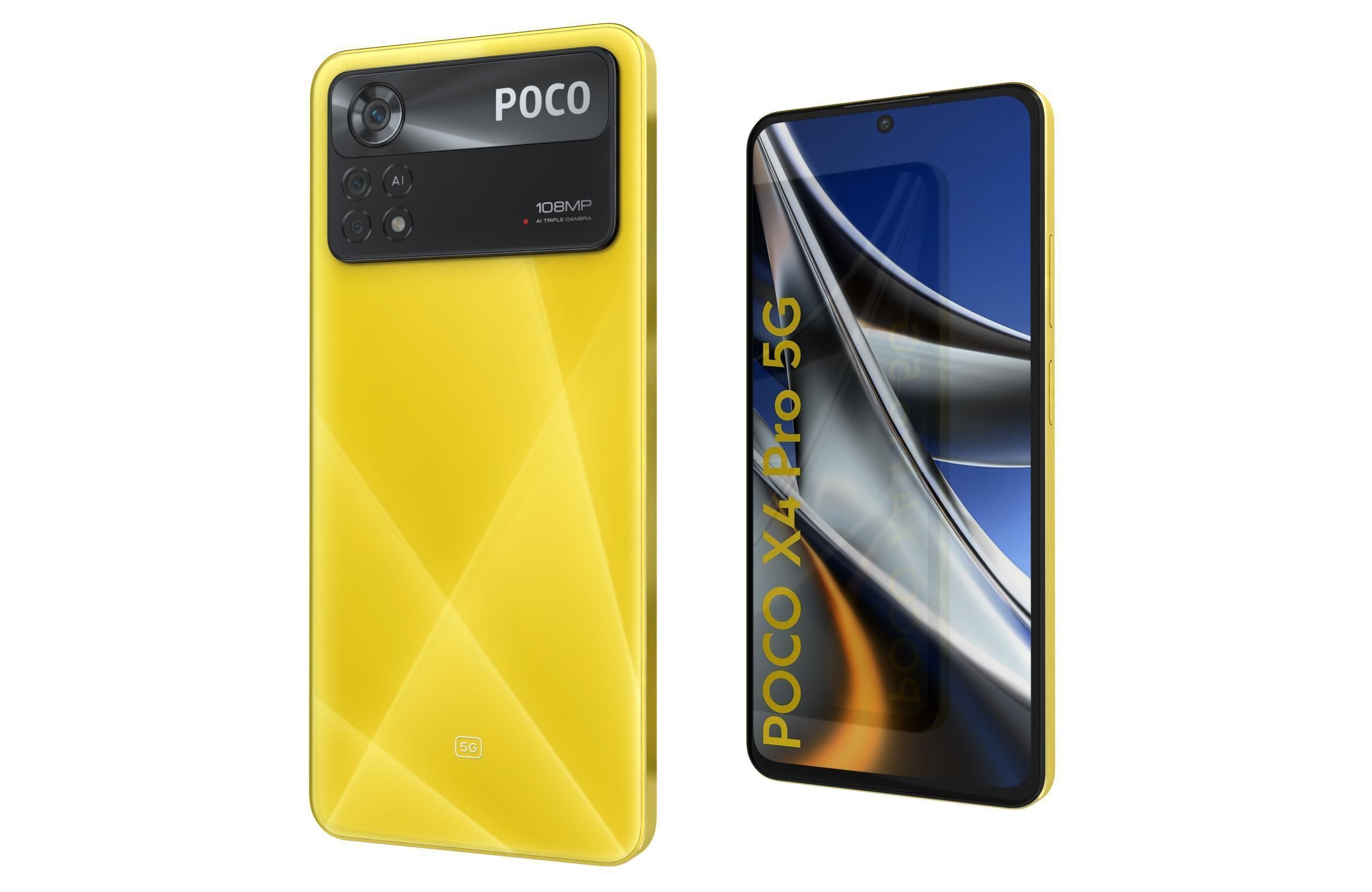 Xiaomi Poco X4 Pro 5G All Colors 3D model_6