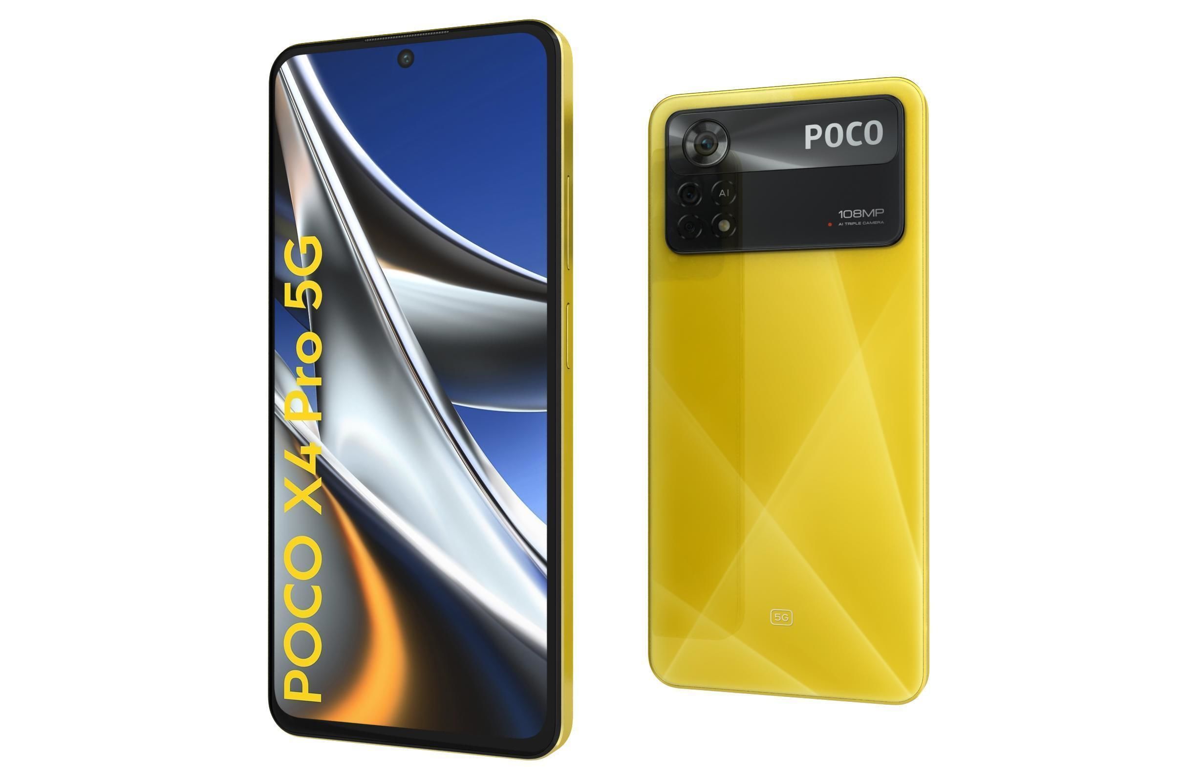 Xiaomi Poco X4 Pro 5G All Colors 3D model_1
