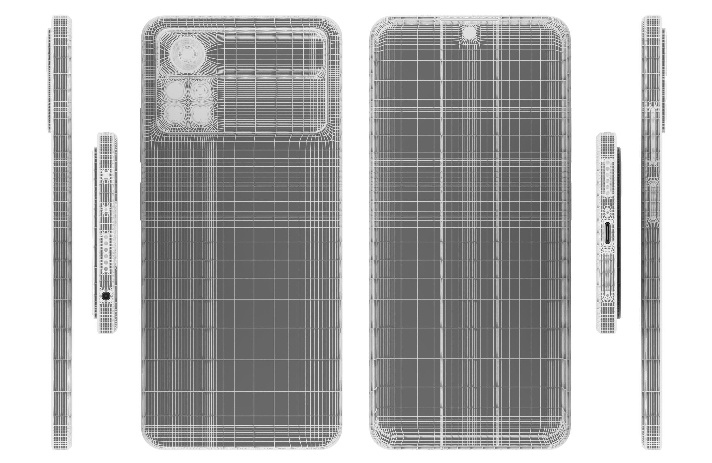 Xiaomi Poco X4 Pro 5G All Colors 3D model_50