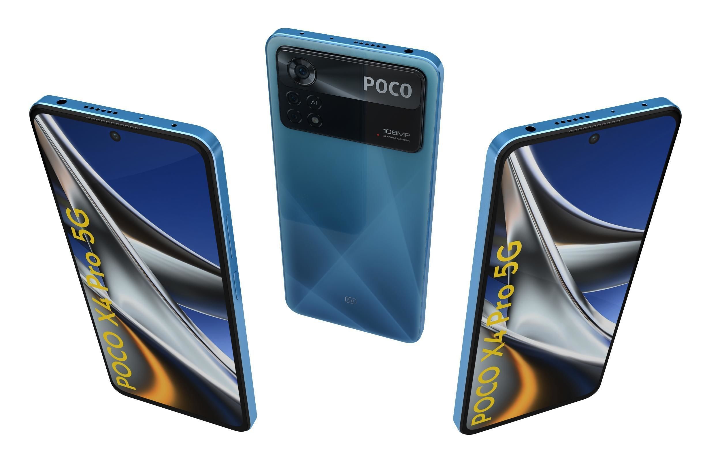 Xiaomi Poco X4 Pro 5G All Colors 3D model_34