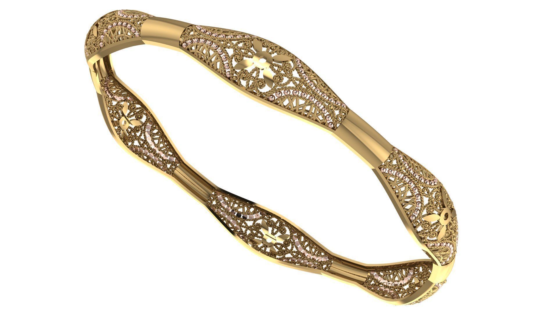 Bracelet 004 3D print model_1