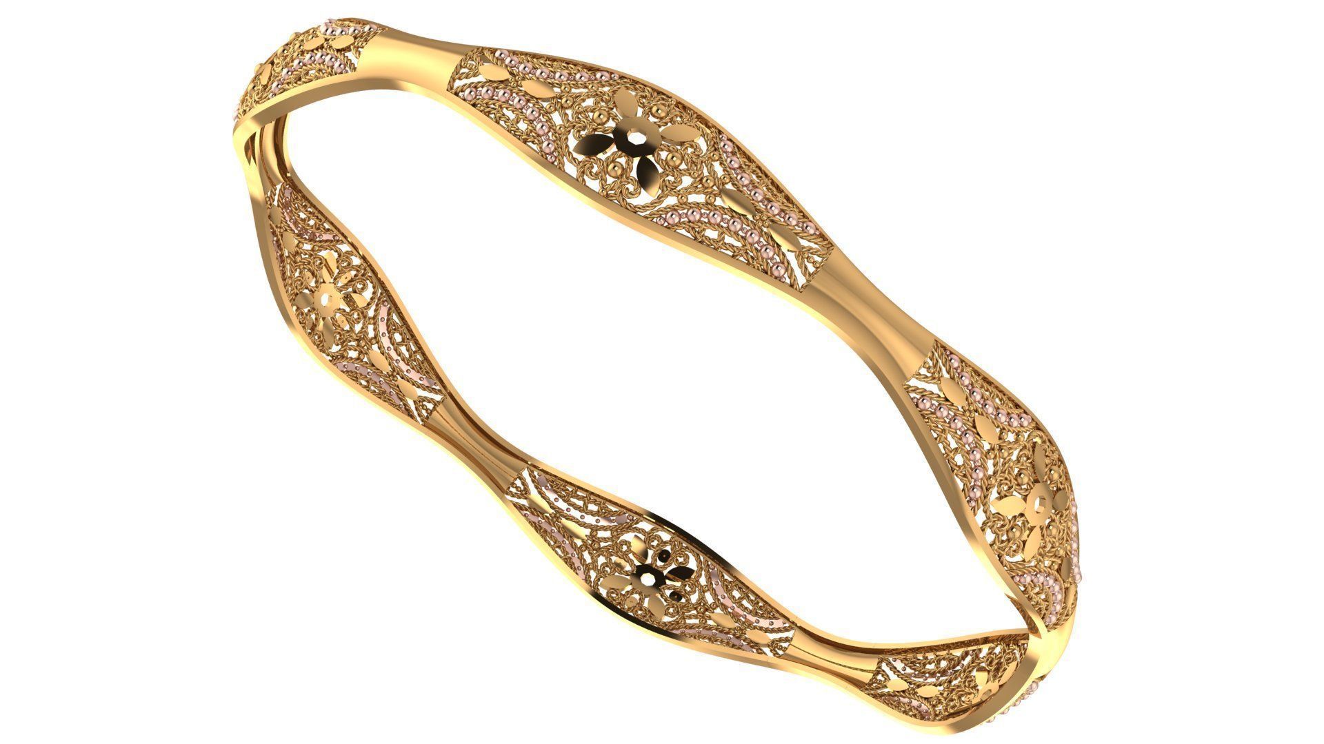 Bracelet 004 3D print model_4