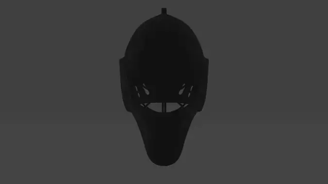 Ice Hockey Goalie Mask Keychain - helmet 3D print model