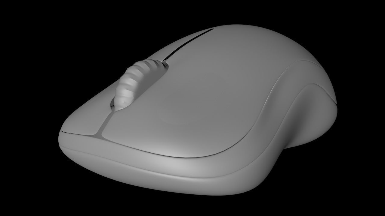 LOGITECH COMPUTER MOUSE  3D model_7
