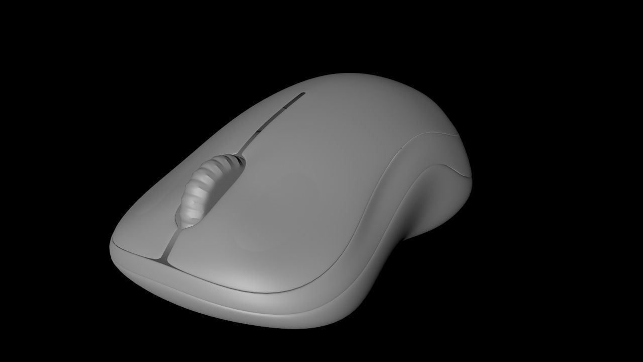 LOGITECH COMPUTER MOUSE  3D model_12
