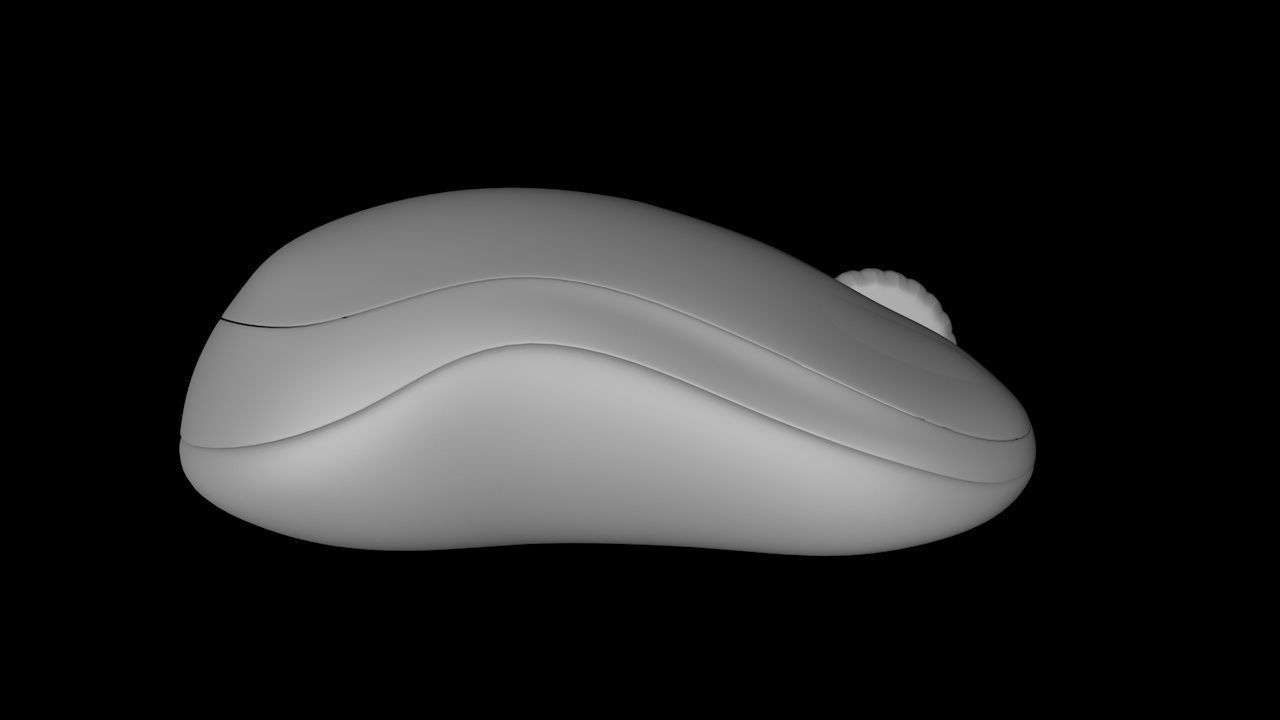 LOGITECH COMPUTER MOUSE  3D model_4