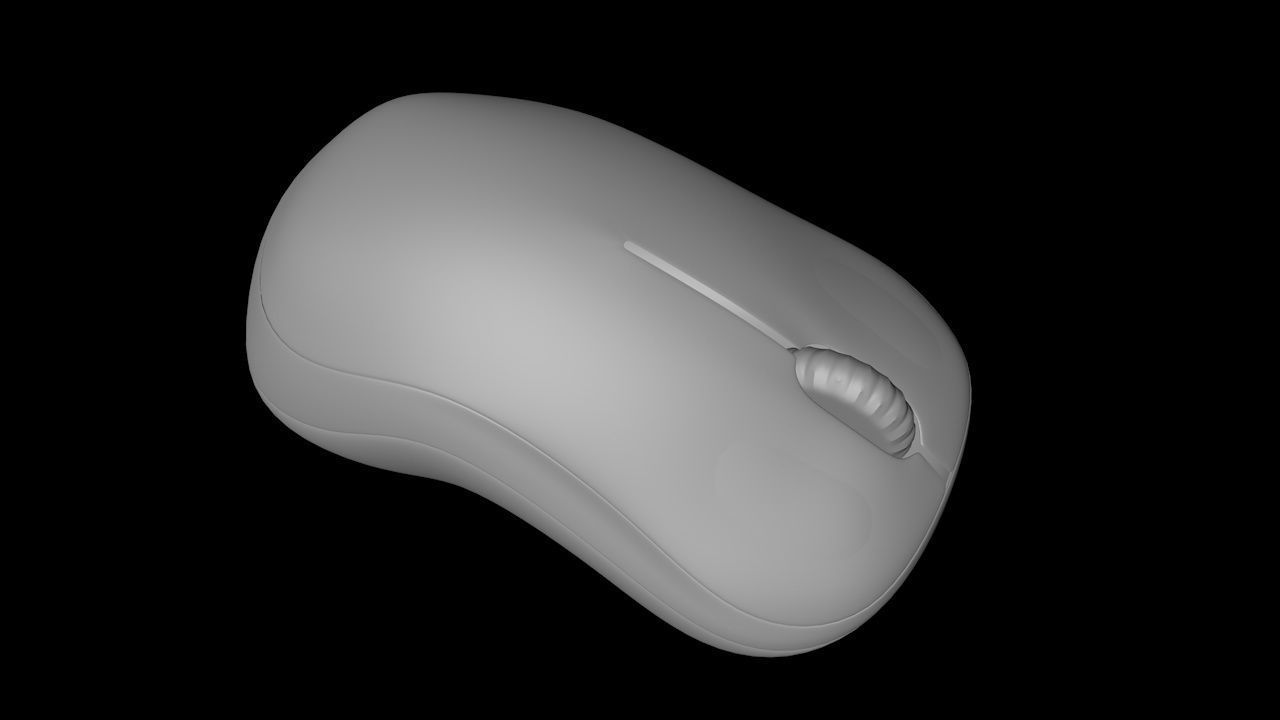 LOGITECH COMPUTER MOUSE  3D model_5