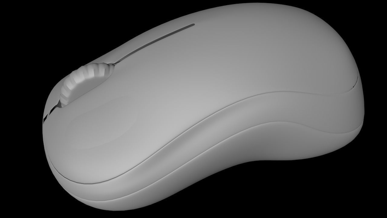 LOGITECH COMPUTER MOUSE  3D model_15