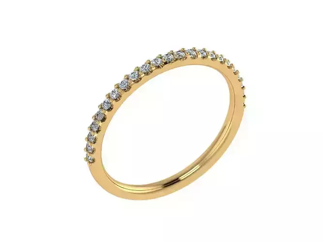 Ring075 diamond eternity ring gold