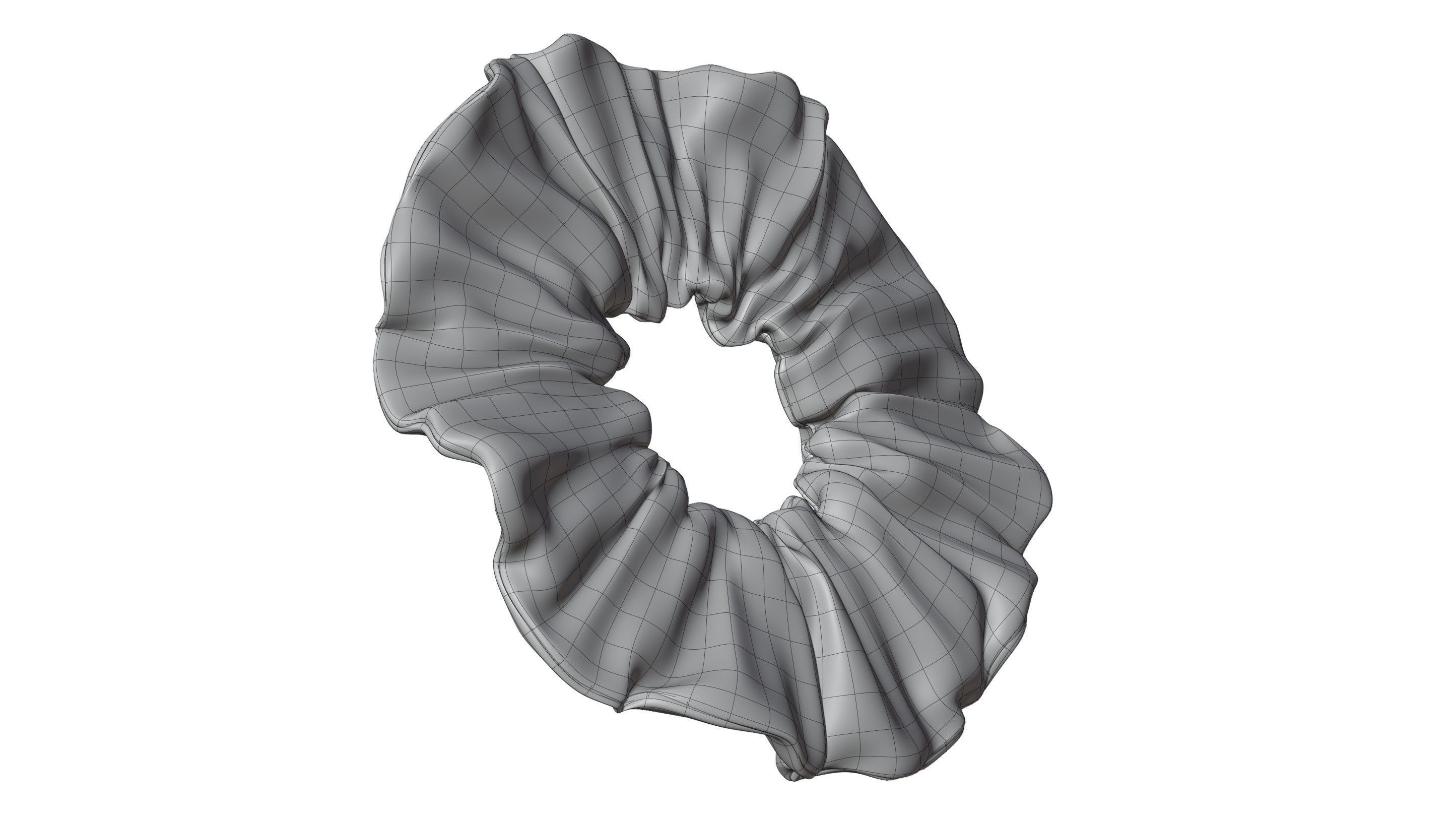 Scrunchie 3D model_11