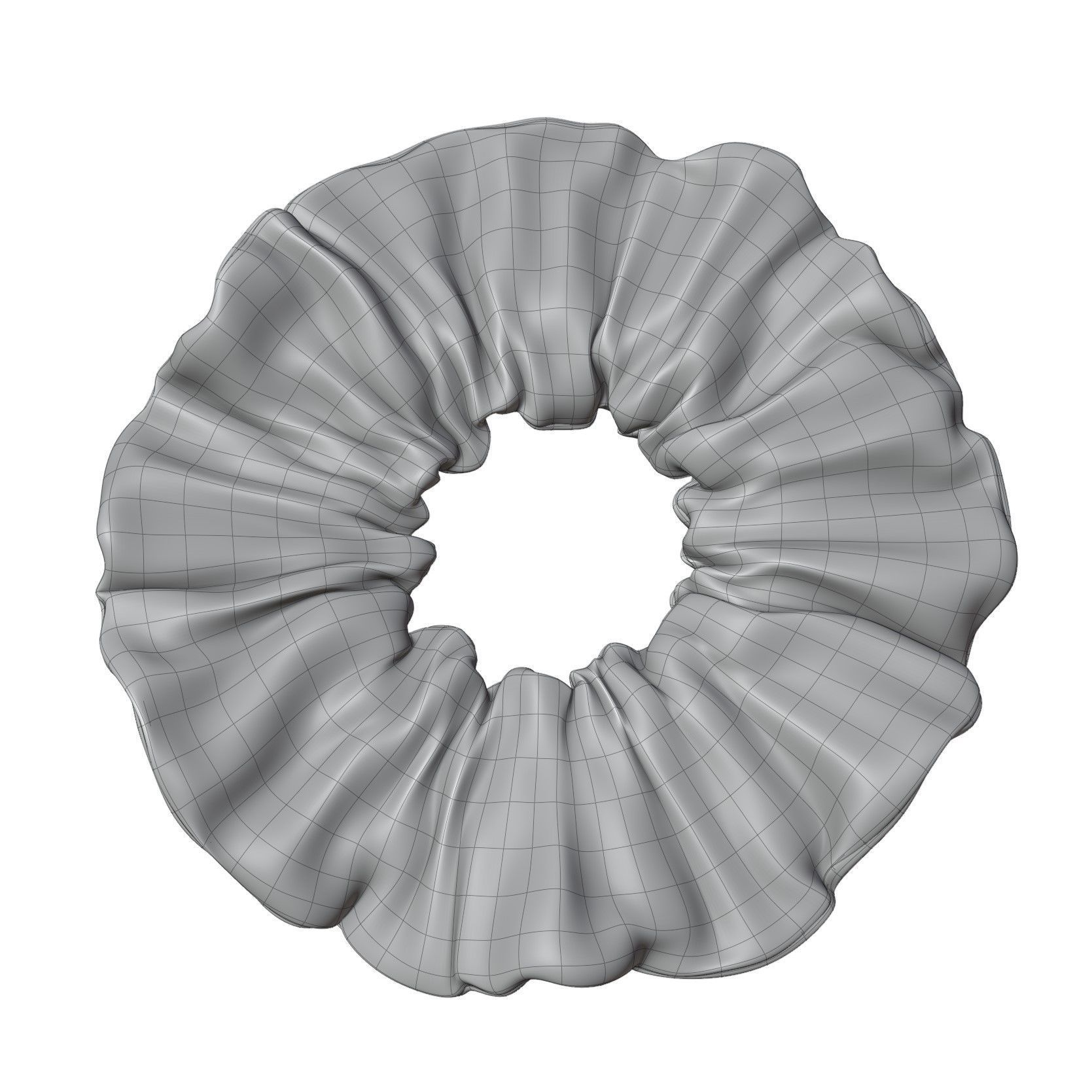 Scrunchie 3D model_1
