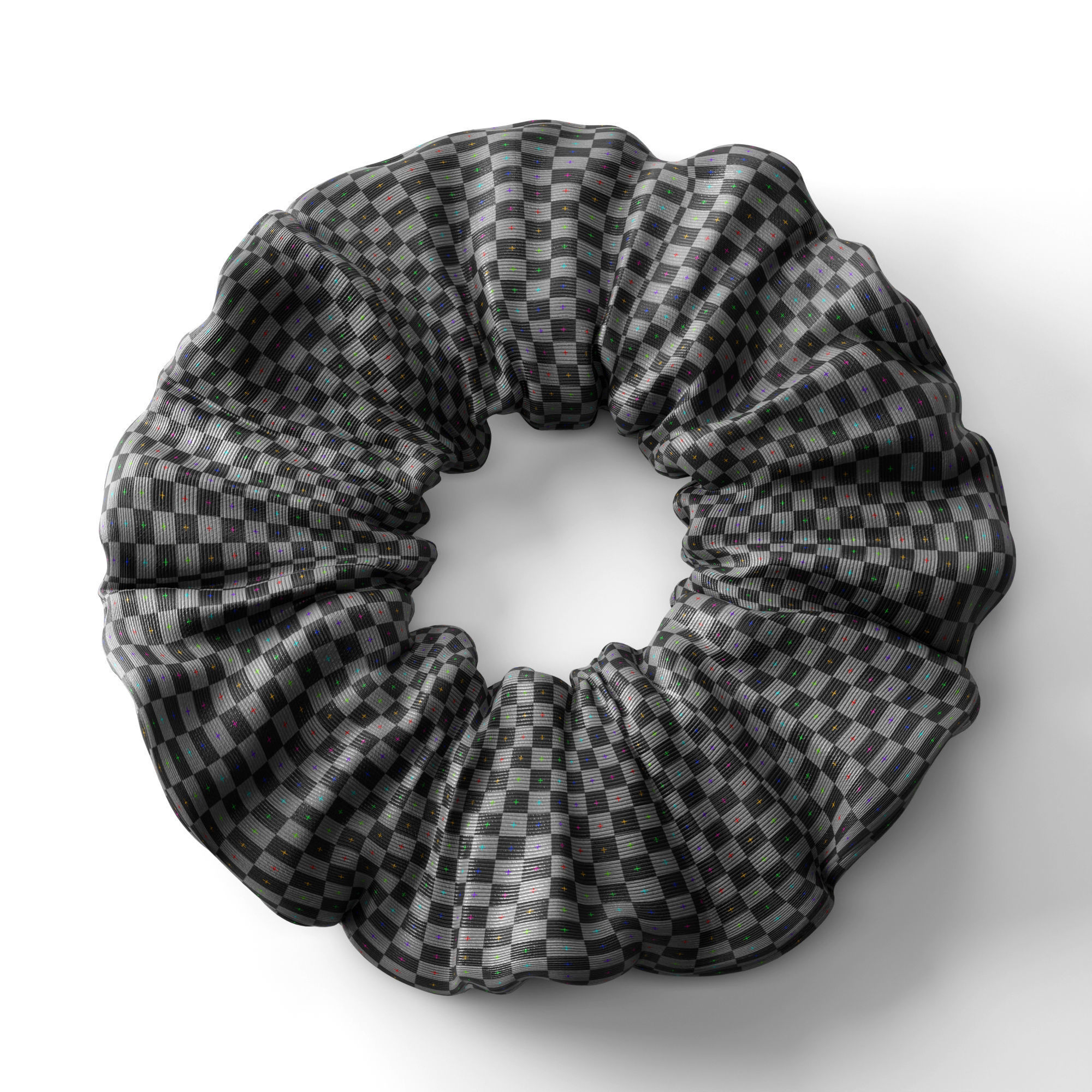 Scrunchie 3D model_2