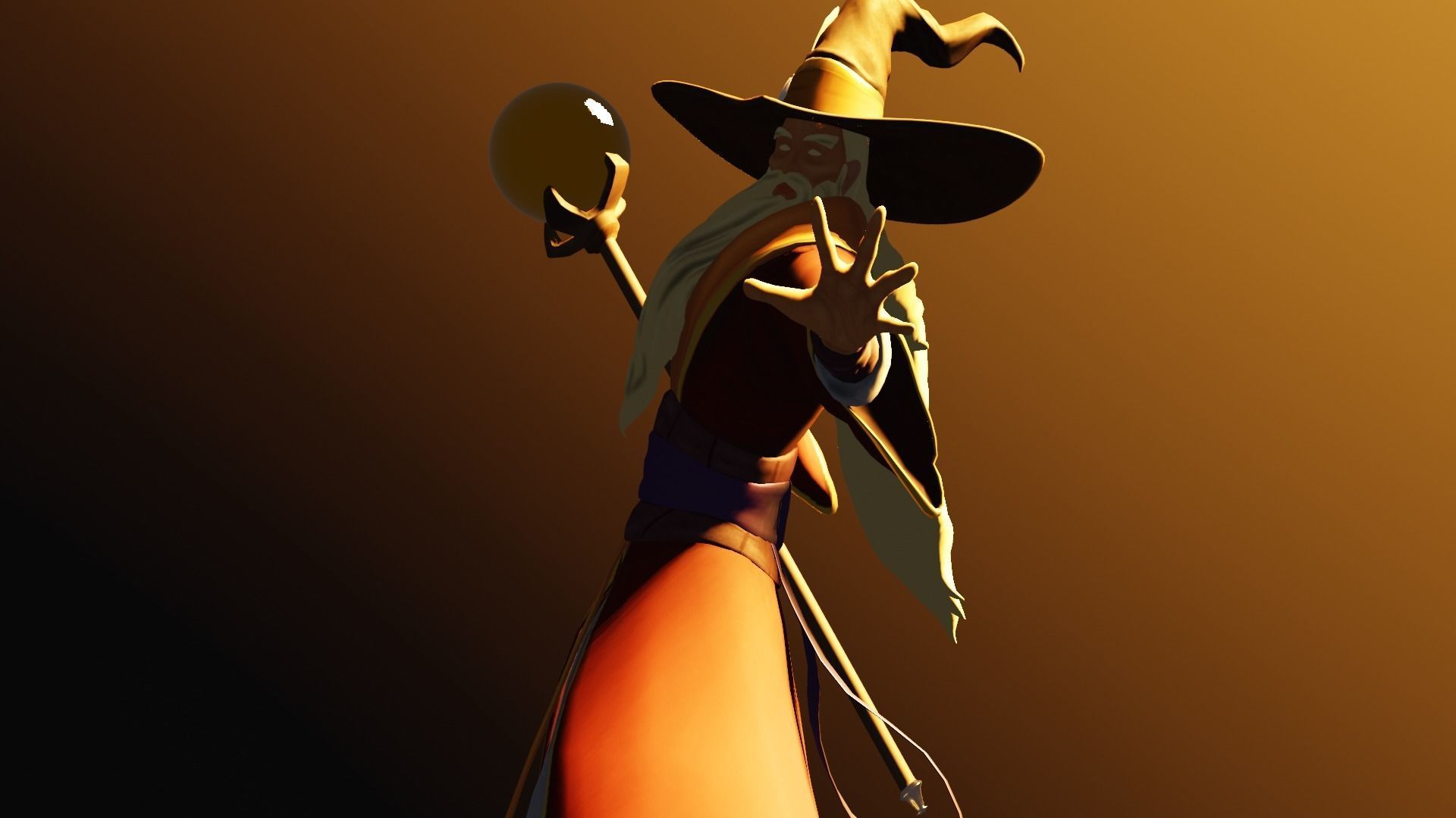 King of the world Low-poly 3D model_3