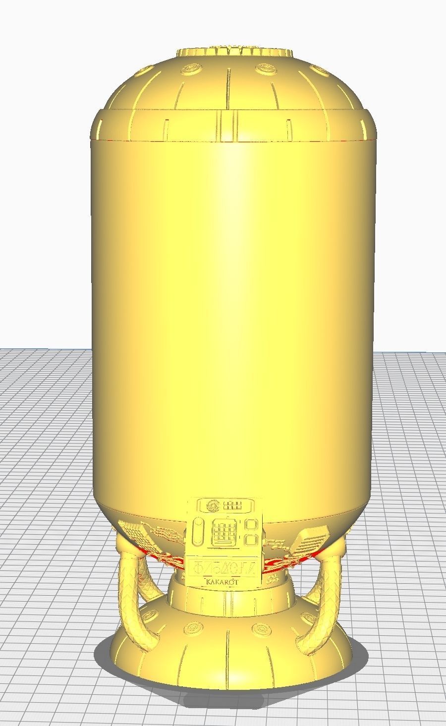 baby goku 3D print model_16