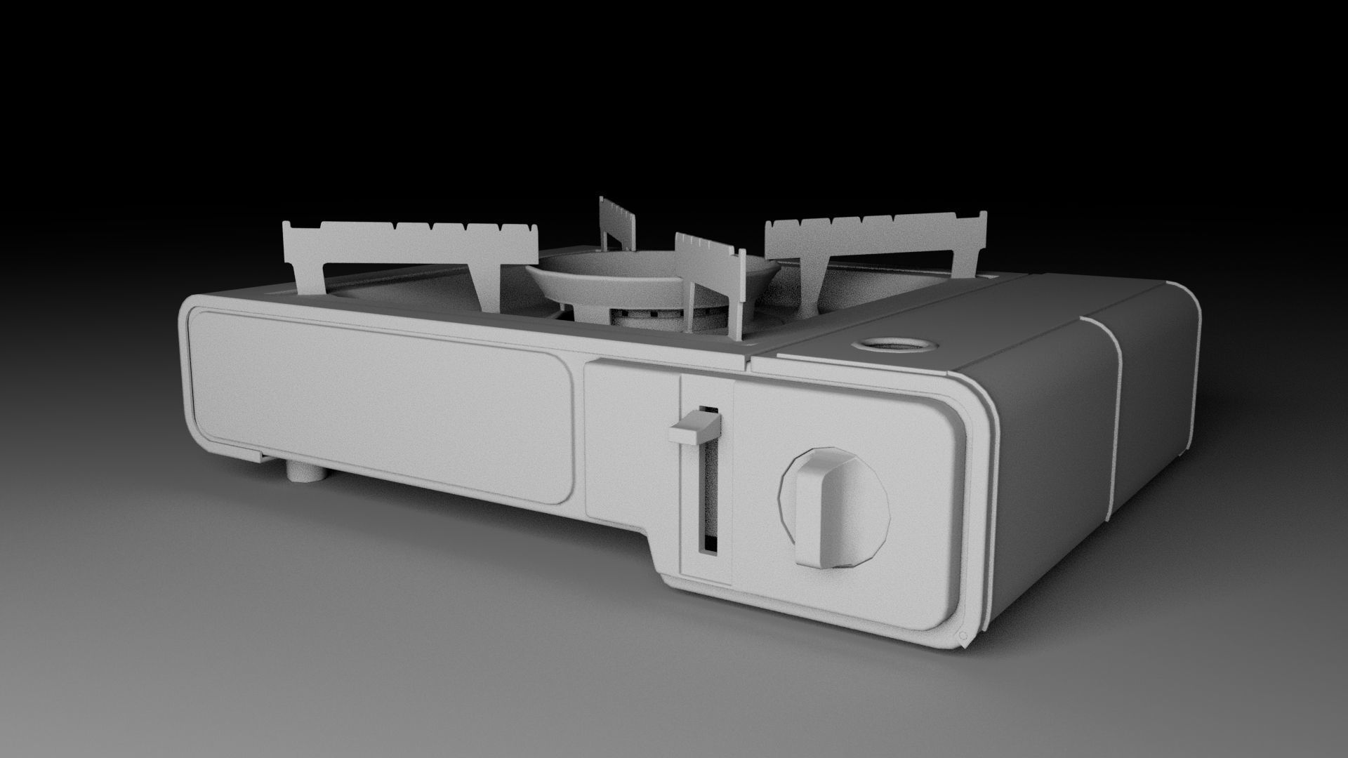 Camping stove model 3D model_8