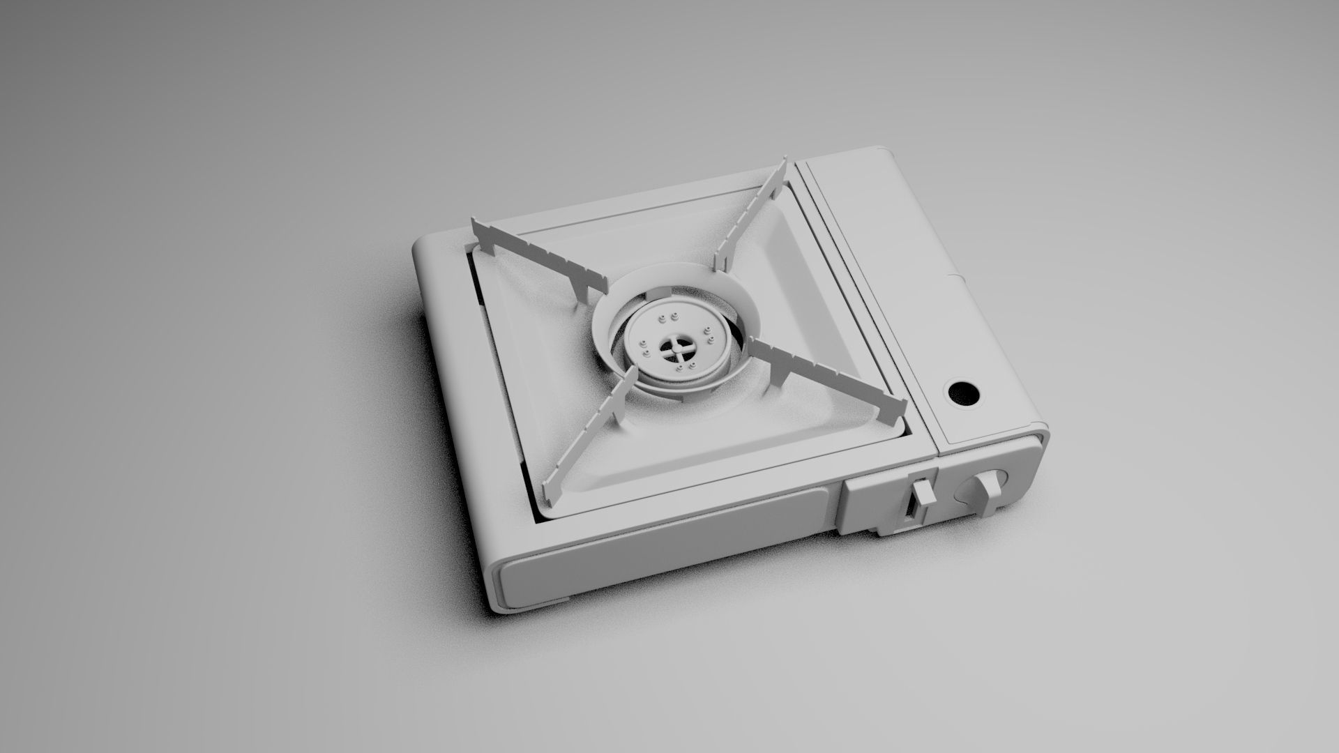Camping stove model 3D model_4