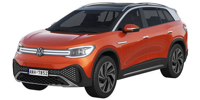 Volkswagen ID6 CROZZ 2022 3D model
