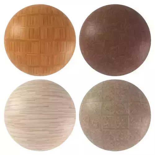 Parquet - Laminate - Wooden floor 4 in 1