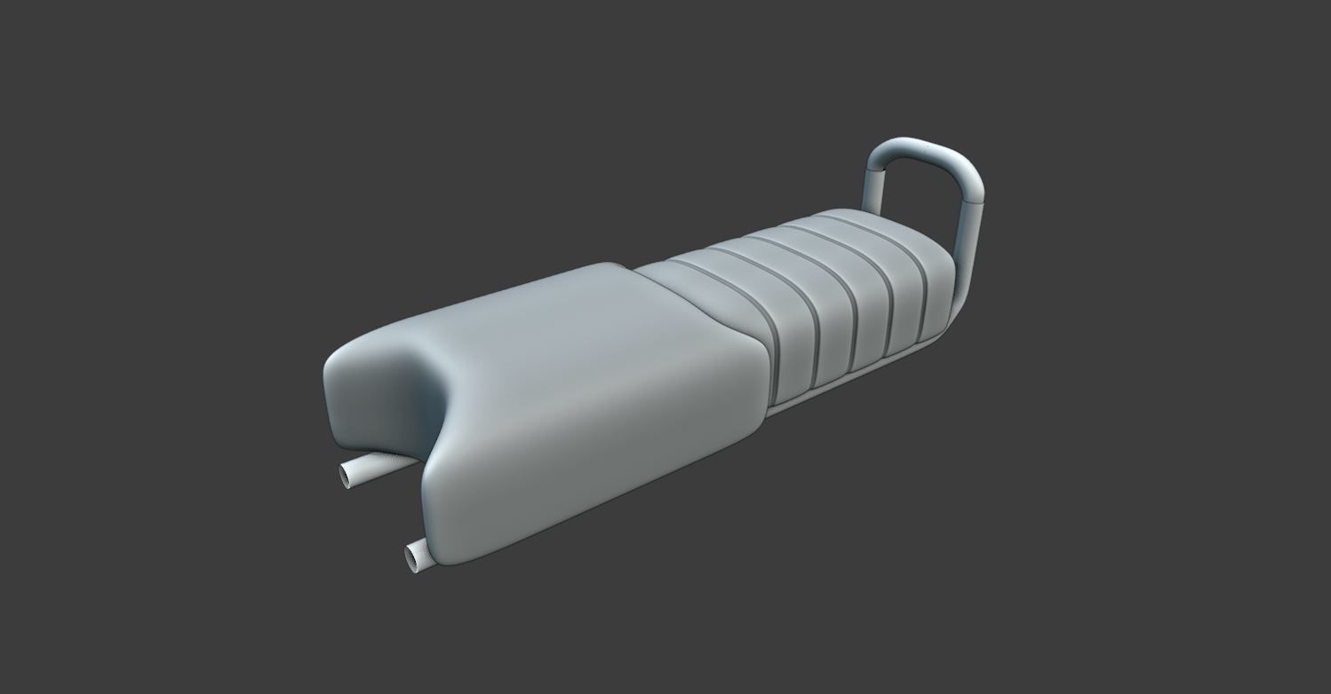 Bike Seat 3D model_1