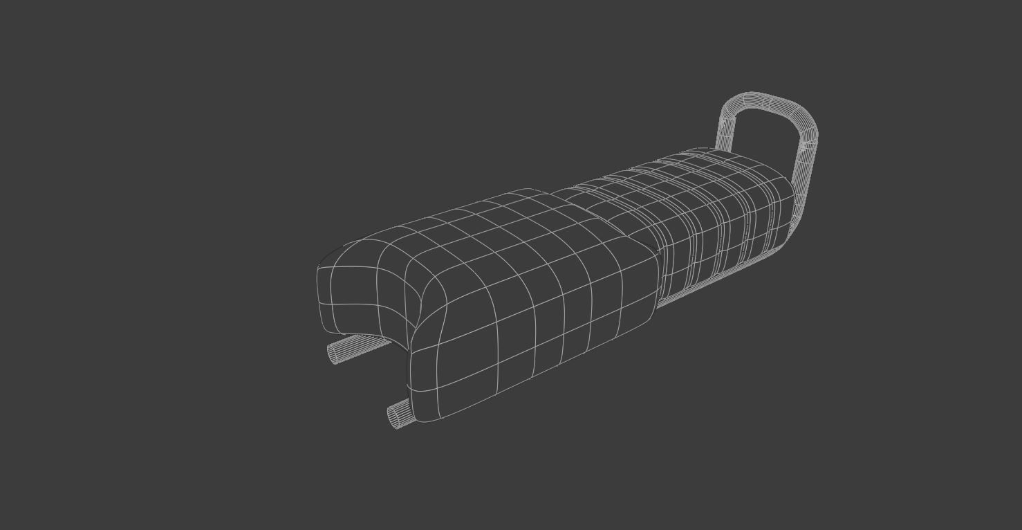 Bike Seat 3D model_2