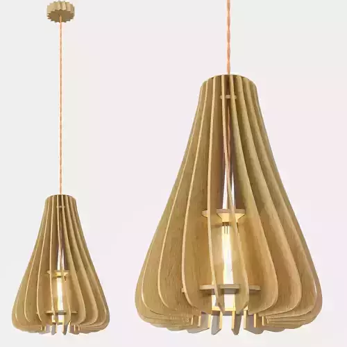 warmly-handmade-wood-pendant-lamps pendant light made from wood