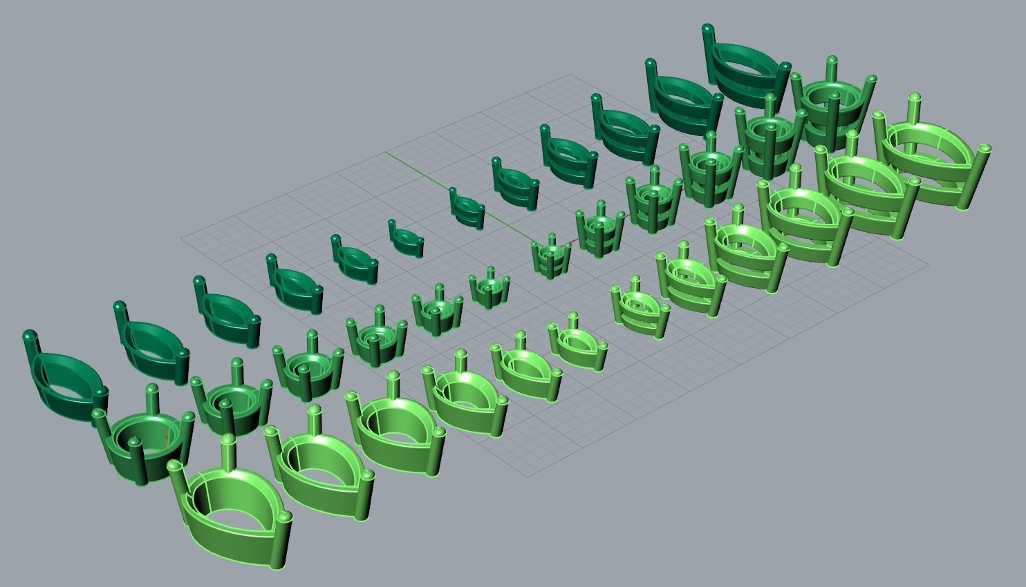 Pack of Prongs for Gems 704 3D print model_13