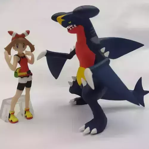 Garchomp figure 3D print model