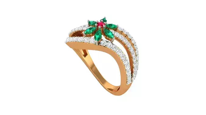 Women Cocktail Marquise Diamond Ring