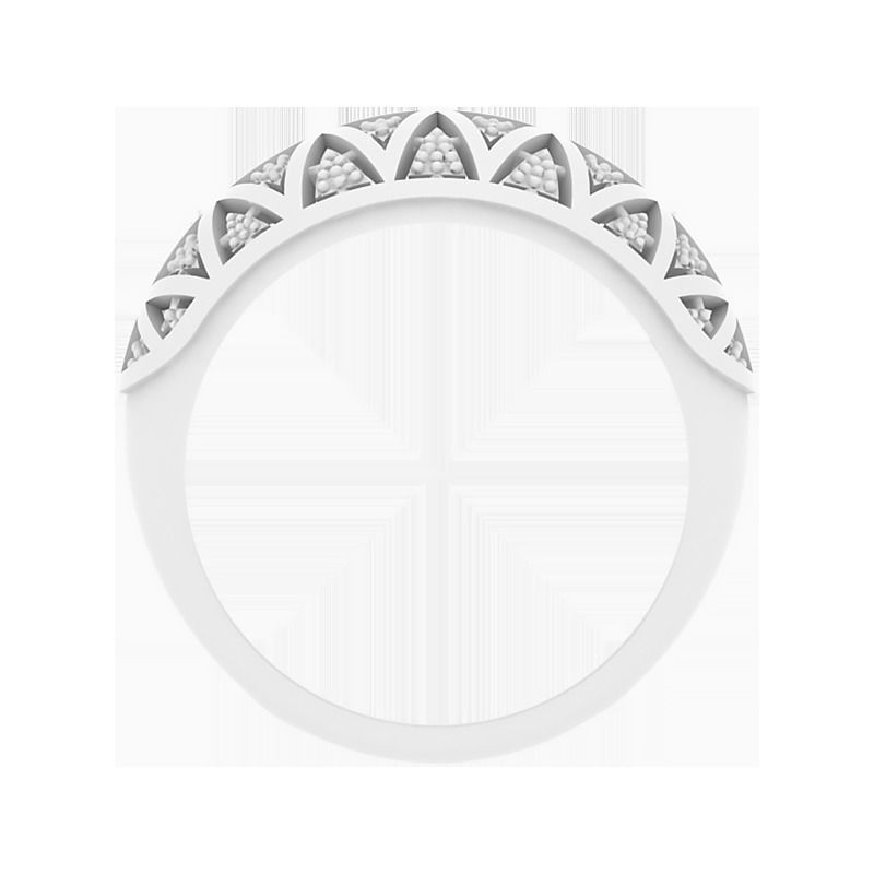 Ring with a geometric pattern 3D print model_2