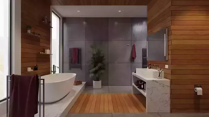 Bathroom interior