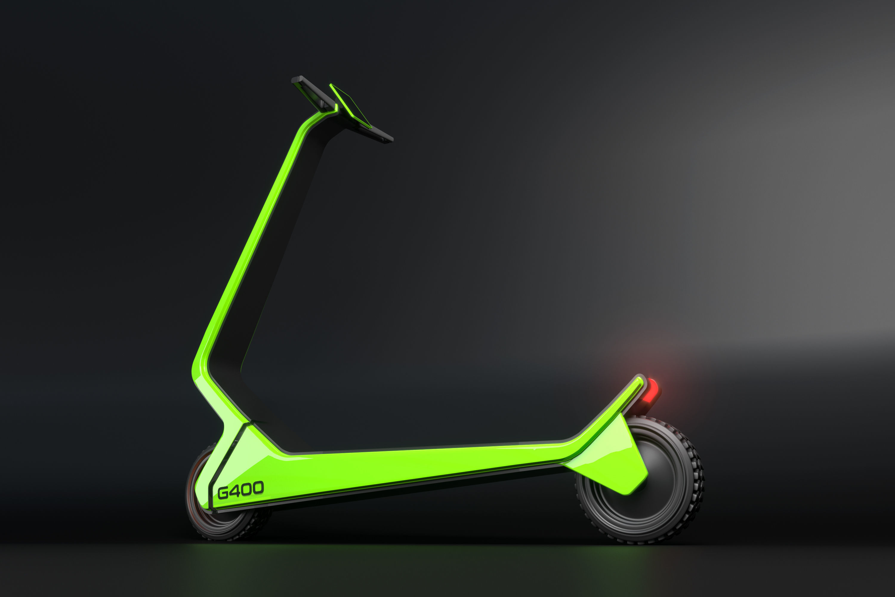 scooter  concept G400 3D model_2