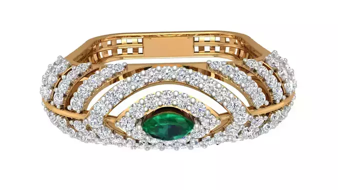 Cocktail Marquise Diamond Ring 3dm stl Renders Details