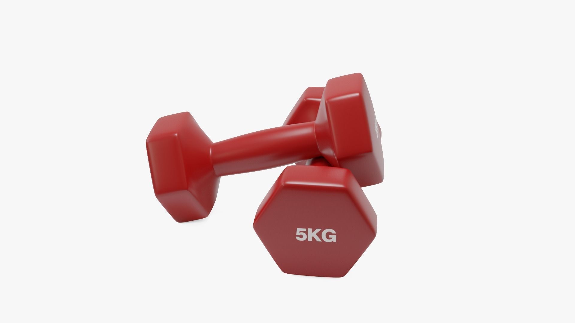 Dumbbell 5kg 3D model_5