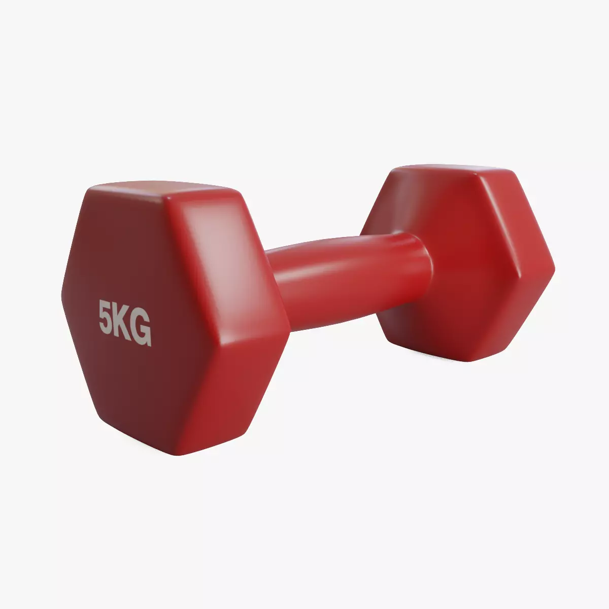 Dumbbell 5kg 3D model_0