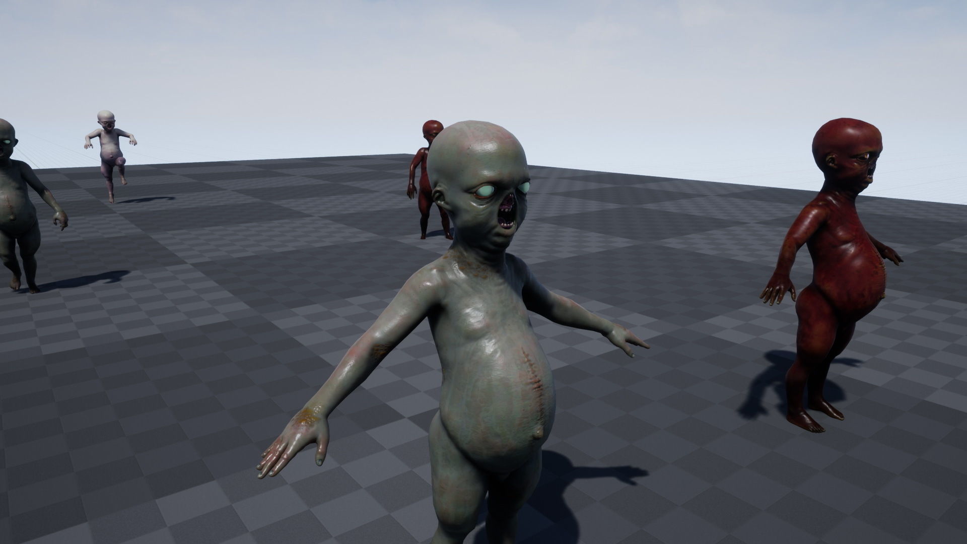 Ugly Kid 2 Low-poly 3D model_16