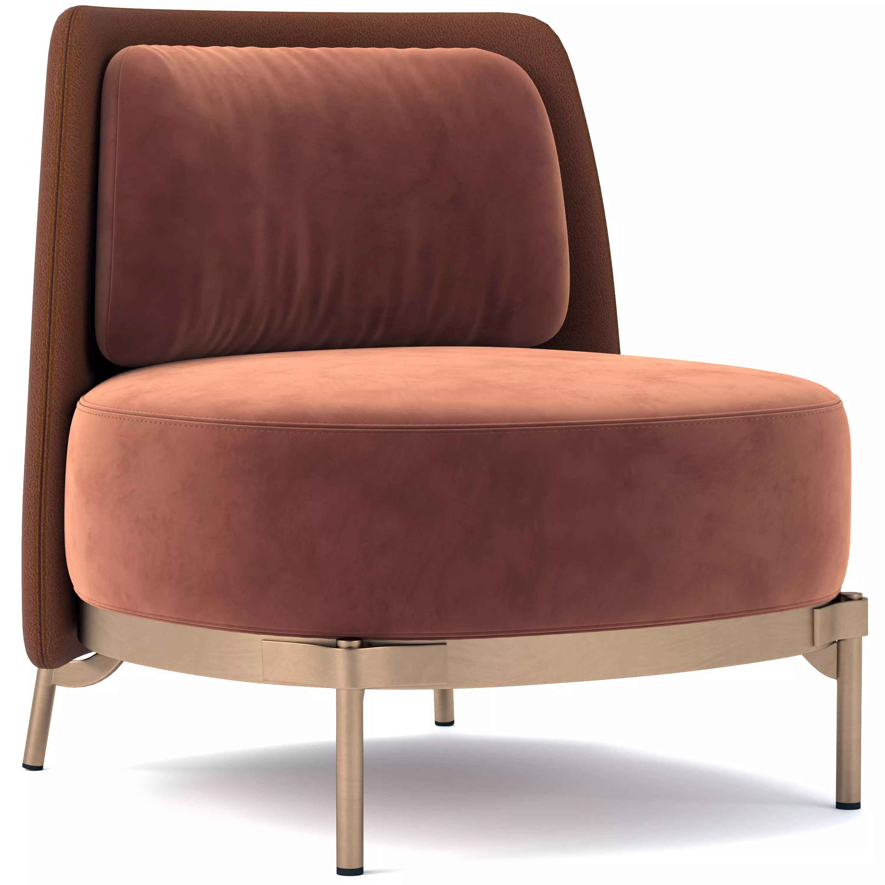 Tape armchair by Minotti 3D model_0