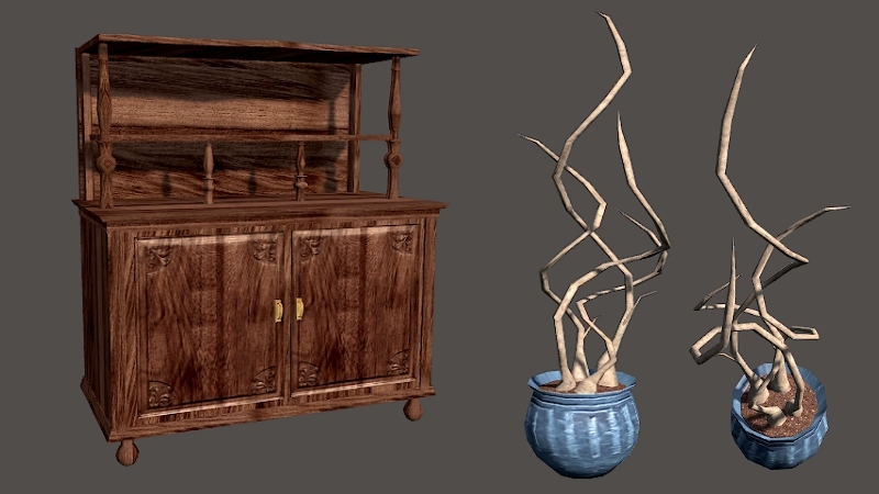 Mystic Library Modelpack Low-poly 3D model_26