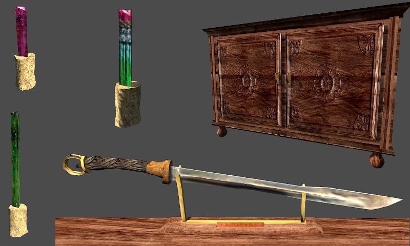 Mystic Library Modelpack Low-poly 3D model_30