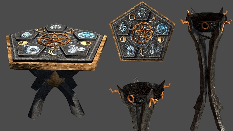 Mystic Library Modelpack Low-poly 3D model_17