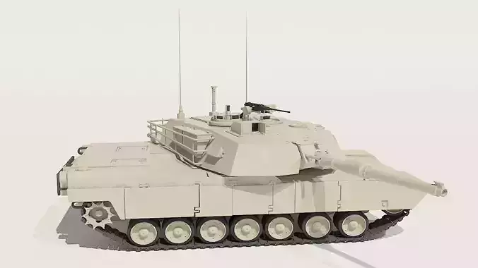 M1 Abrams Tank Model