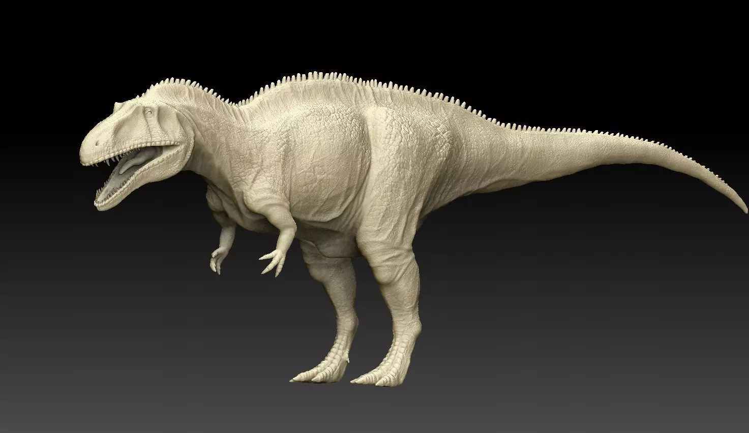Acrocanthasaurus Sculpt 3D model_0