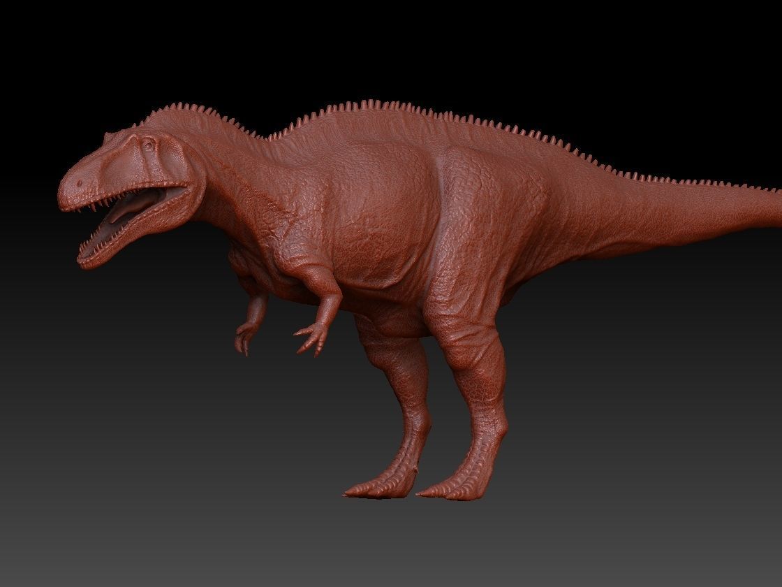 Acrocanthasaurus Sculpt 3D model_1