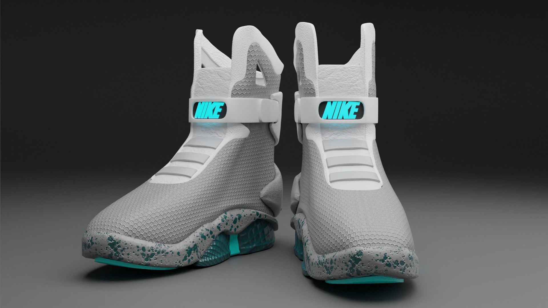 Nike air mag  3D model_3