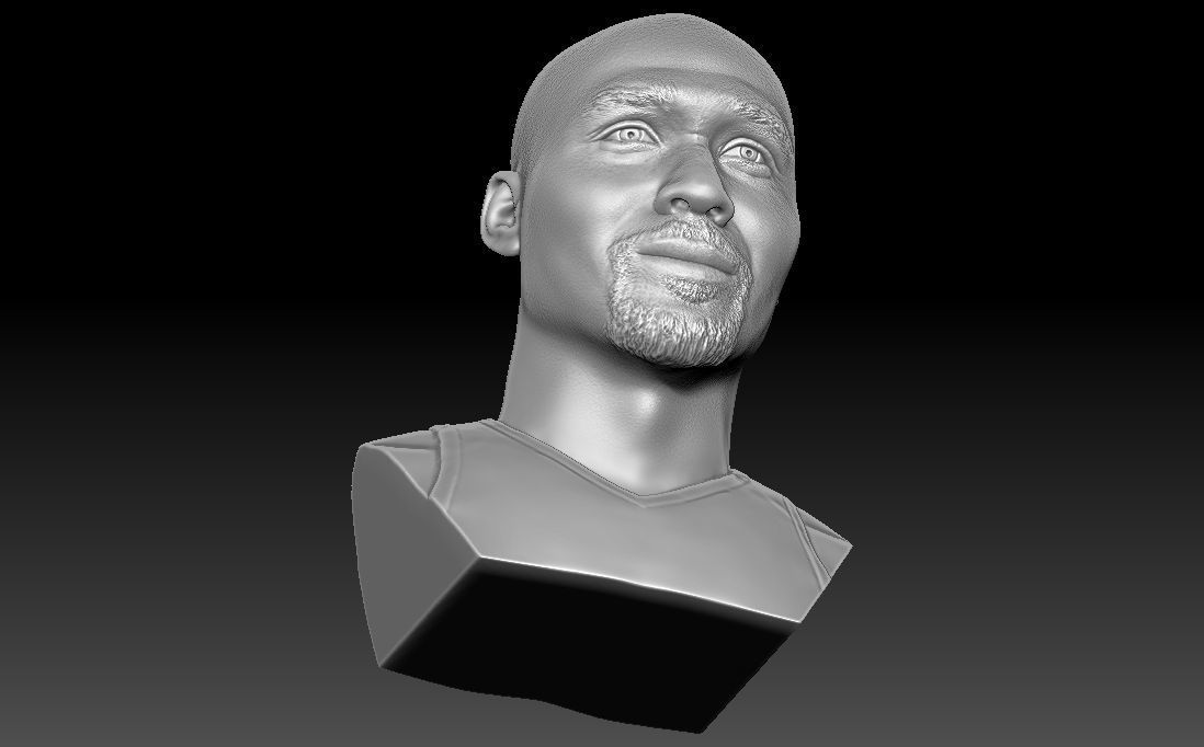 Karl Malone bust for 3D printing 3D print model_20